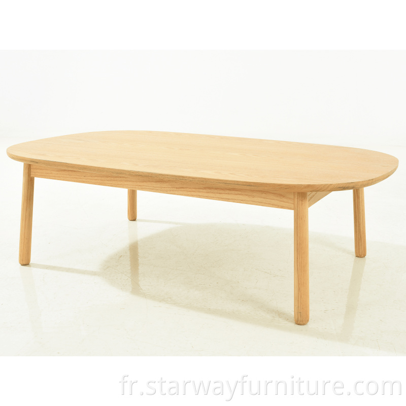 Table de salle à manger en bois massif de mobilier moderne de haute qualité